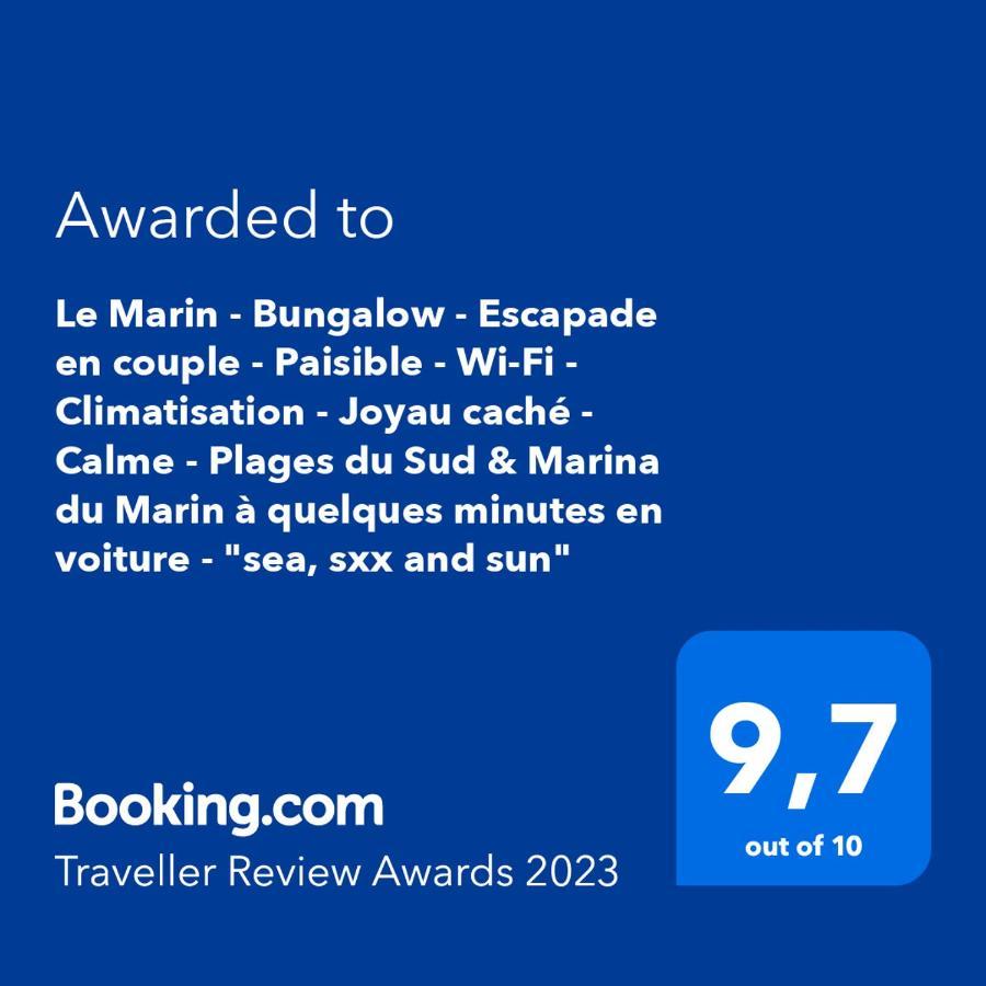Le Marin - Bungalow Classe 3 Etoiles Tb Equipe & Confortable - Escapade En Couple - Paisible & En Toute Discretion - Wi-Fi - Climatisation - Calme & Serenite - Plages Du Sud, Centre De Carenage & Marina Du Marin Proche En Voiture - Acheminement Sur D Экстерьер фото